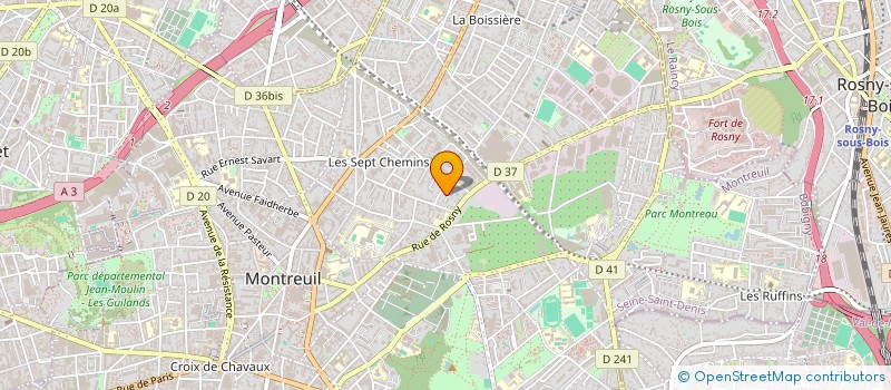localisation de l'entreprise 830 380 390 à MONTREUIL