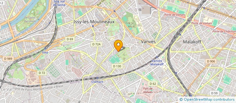 localisation de l'entreprise 830 381 521   VANVES