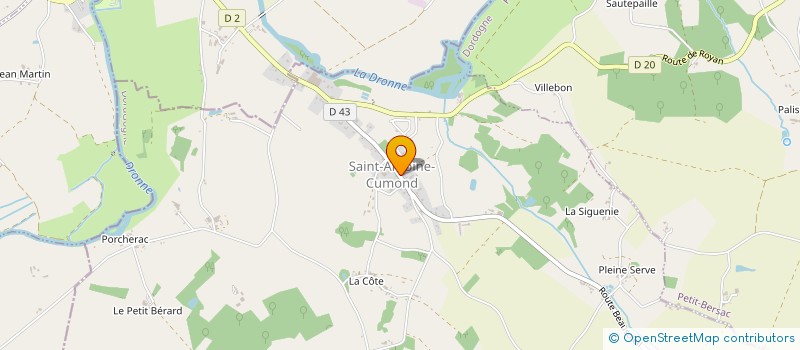 localisation de l'entreprise 830 390 381   SAINT PRIVAT EN PERIGORD