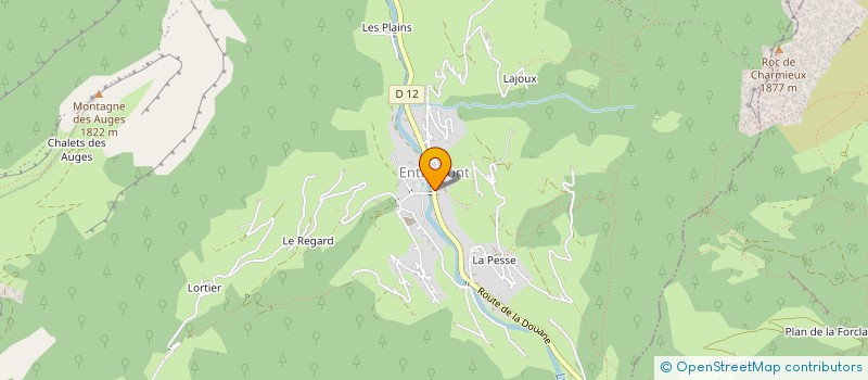 localisation de l'entreprise 830 401 725   GLIERES-VAL-DE-BORNE