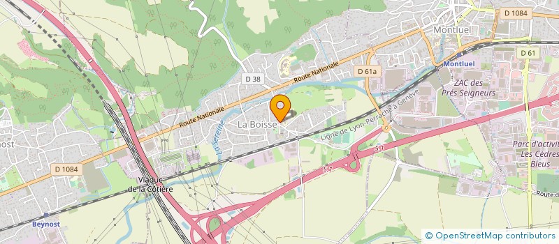 localisation de l'entreprise 830 411 757 à LA BOISSE
