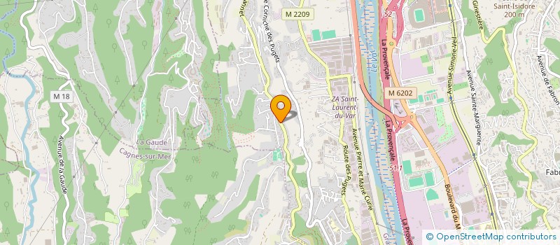 localisation de l'entreprise 830 480 984   SAINT-LAURENT-DU-VAR