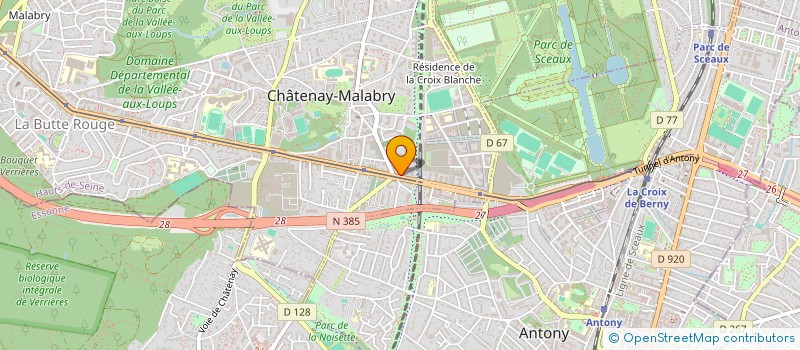 localisation de l'entreprise 830 481 529   MONTEVRAIN