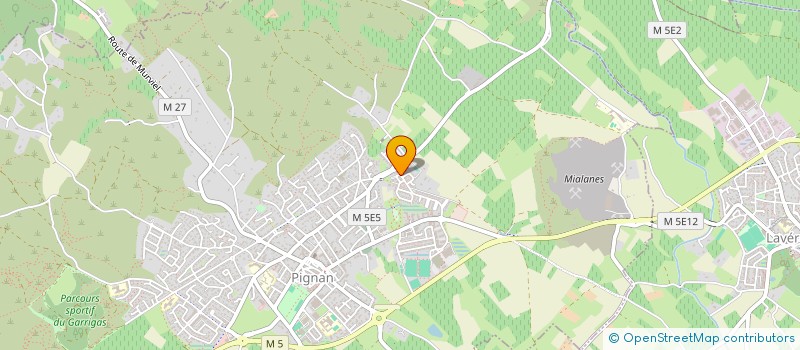 localisation de l'entreprise 830 485 330 à PIGNAN