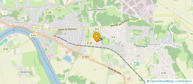 localisation de l'entreprise 830 495 594 à REYRIEUX