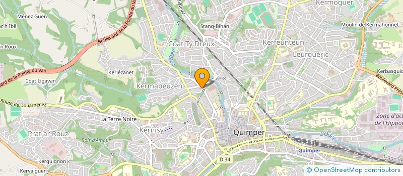 localisation de l'entreprise 830 521 944 à QUIMPER