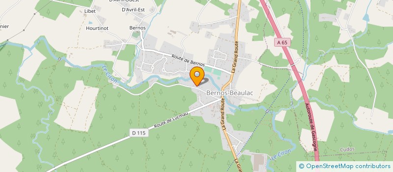 localisation de l'entreprise 830 582 409 à BERNOS BEAULAC