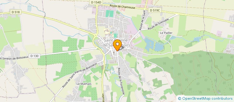 localisation de l'entreprise 830 593 554   SAINT-ETIENNE-DE-SAINT-GEOIRS