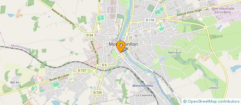 localisation de l'entreprise 830 620 308   MONTMORILLON