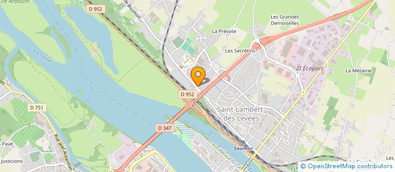 localisation de l'entreprise 830 636 577 à ALLONNES