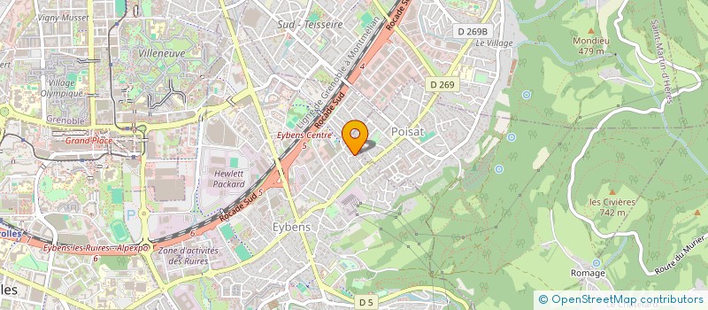 localisation de l'entreprise 830 659 009   SAINT-MARTIN-D'URIAGE