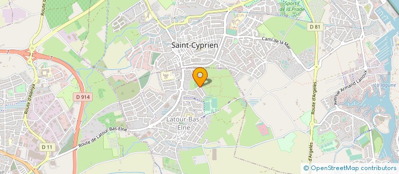 localisation de l'entreprise 830 661 435 à LATOUR-BAS-ELNE