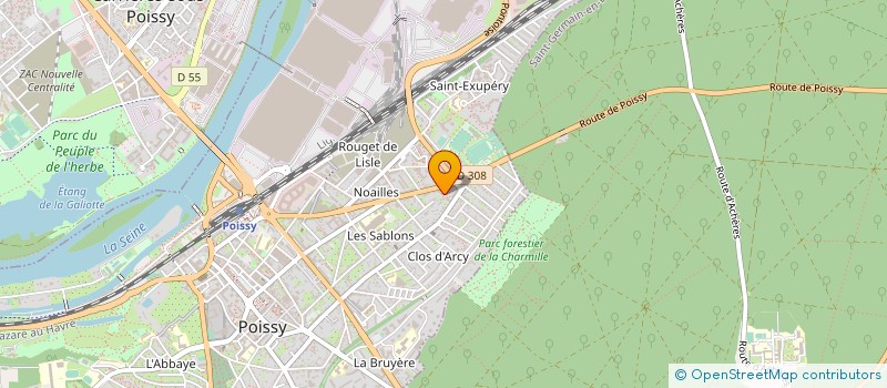 localisation de l'entreprise 830 663 027   POISSY