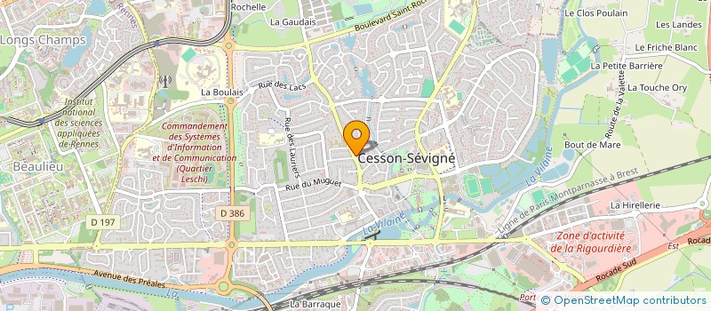 localisation de l'entreprise 830 664 108 à CESSON-SEVIGNE