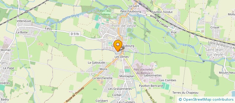 localisation de l'entreprise 830 701 561 à PONT-DE-VEYLE