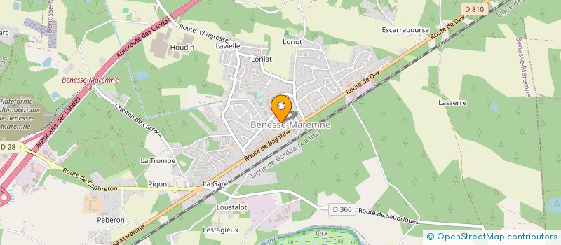 localisation de l'entreprise 830 728 663 à BENESSE-MAREMNE