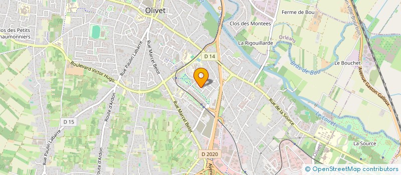 localisation de l'entreprise 830 753 463 à OLIVET