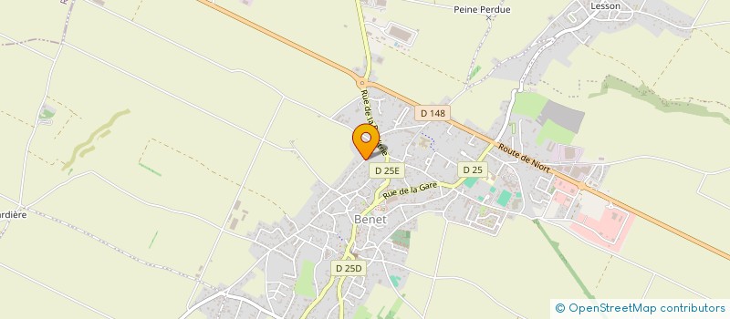 localisation de l'entreprise 830 780 177   BENET