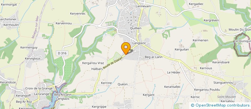 localisation de l'entreprise 830 790 754   CLOHARS-CARNOET