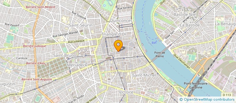 localisation de l'entreprise 830 802 591   LE BOUSCAT