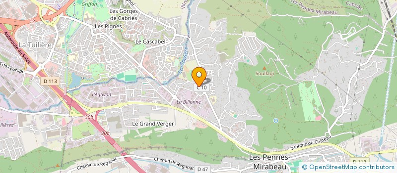 localisation de l'entreprise 830 803 961 à LES PENNES-MIRABEAU