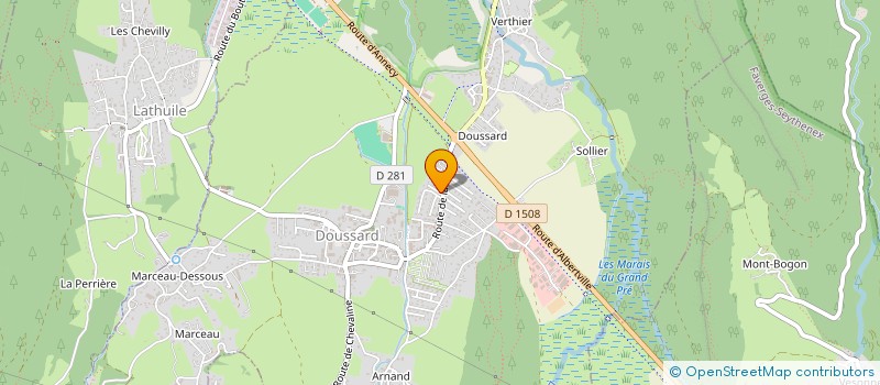 localisation de l'entreprise 830 805 594   DOUSSARD