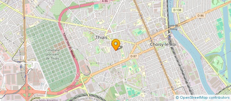 localisation de l'entreprise 830 818 308   THIAIS