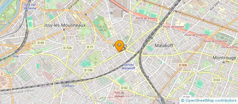 localisation de l'entreprise 830 825 865 à CLAMART