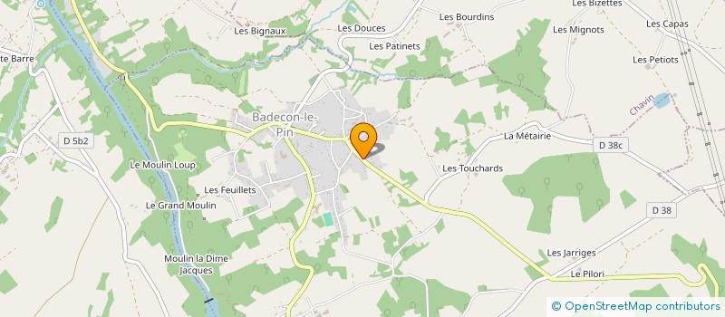 localisation de l'entreprise 830 839 973 à BADECON-LE-PIN