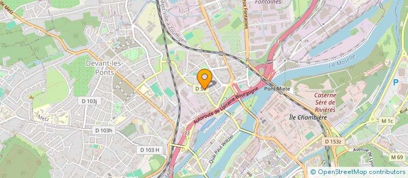 localisation de l'entreprise 830 852 133   METZ