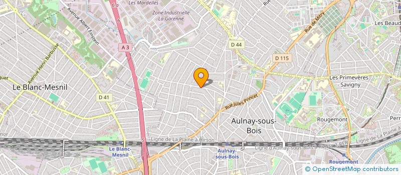 localisation de l'entreprise 830 860 557 à AULNAY-SOUS-BOIS