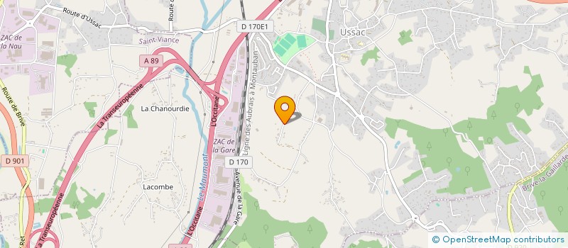 localisation de l'entreprise 830 885 281   USSAC