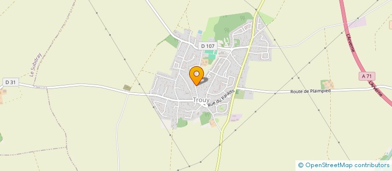 localisation de l'entreprise 830 904 959   LA CHAPELLE-SAINT-URSIN