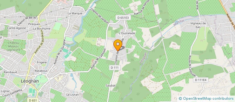 localisation de l'entreprise 830 950 861   LEOGNAN