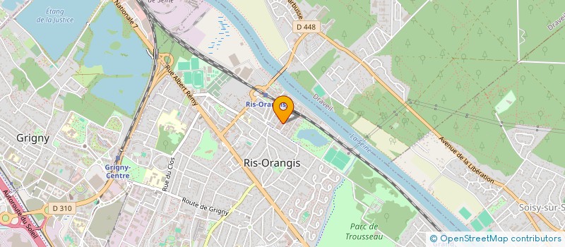 localisation de l'entreprise 830 952 420   RIS-ORANGIS