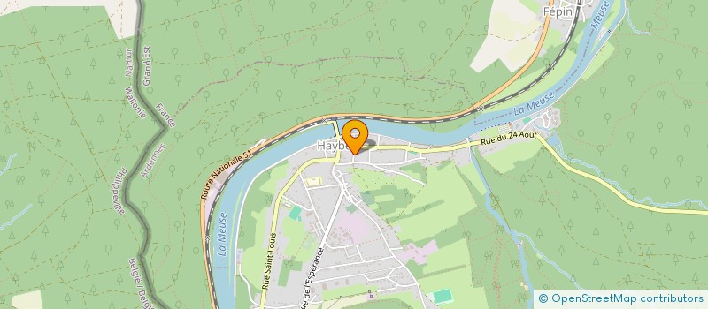 localisation de l'entreprise 830 957 569   HAYBES