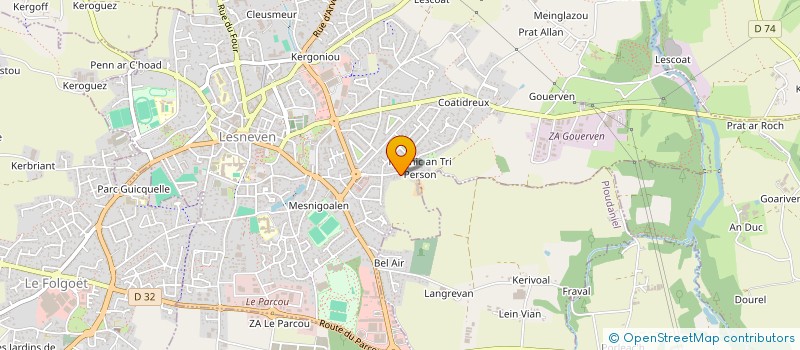 localisation de l'entreprise 830 958 765  à LESNEVEN