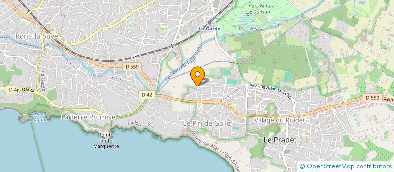 localisation de l'entreprise 830 973 301   LE PRADET