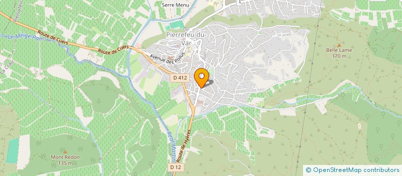 localisation de l'entreprise 831 009 055   PIERREFEU-DU-VAR