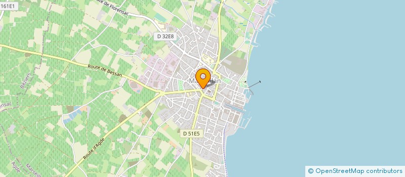 localisation de l'entreprise 831 014 279 à MARSEILLAN