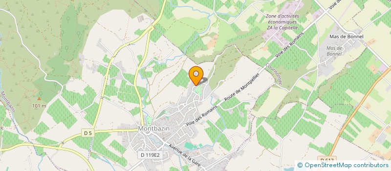 localisation de l'entreprise 831 024 153   MONTBAZIN