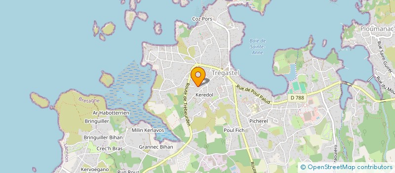 localisation de l'entreprise 831 030 374   TREGASTEL