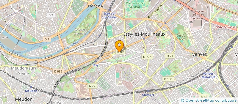 localisation de l'entreprise 831 036 793 à ISSY-LES-MOULINEAUX
