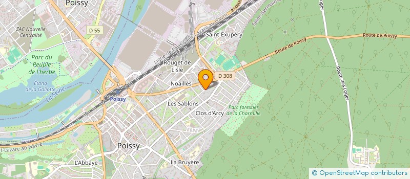 localisation de l'entreprise 831 053 418   TAVERNY