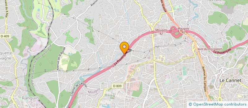 localisation de l'entreprise 831 076 724 à MOUGINS