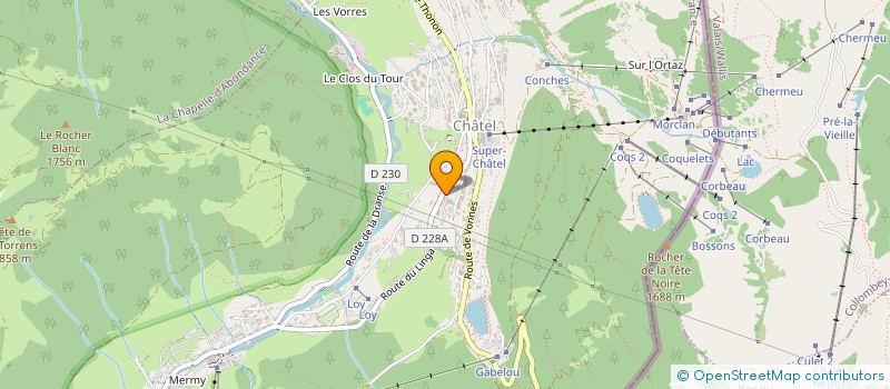 localisation de l'entreprise 831 087 481   CHATEL