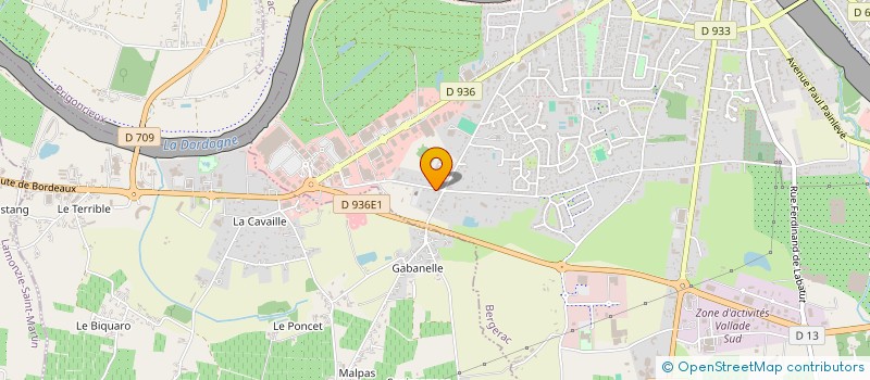 localisation de l'entreprise 831 089 099  à BERGERAC