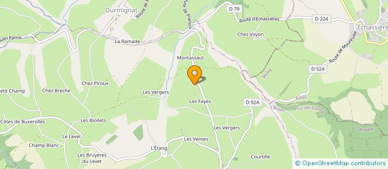 localisation de l'entreprise 831 112 180 à LE MONTEIL