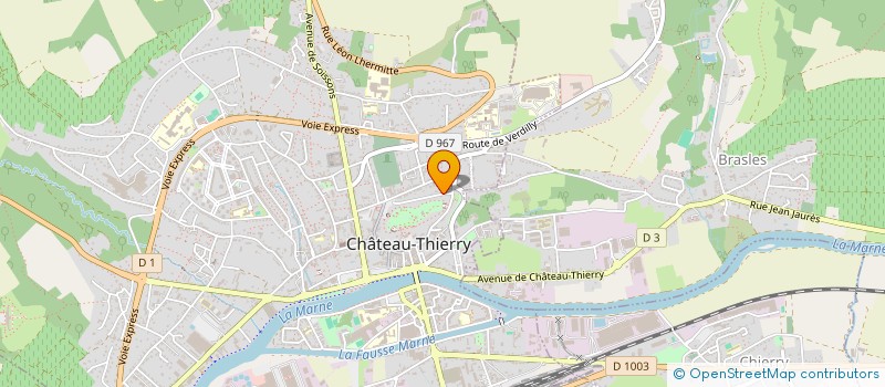 localisation de l'entreprise 831 147 525 à CHATEAU-THIERRY