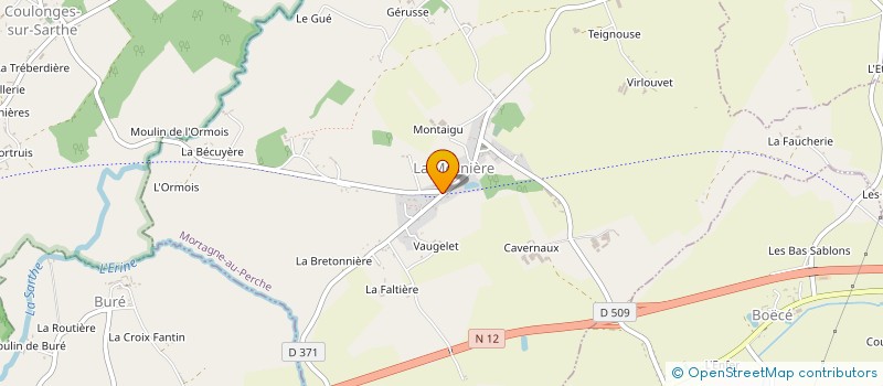 localisation de l'entreprise 831 148 648 à LA MESNIERE